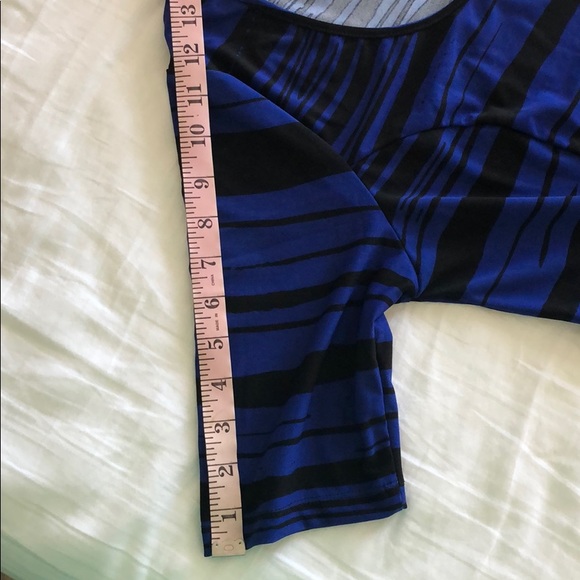 cobalt/royal blue Fit and Flare dress large - Picture 5 of 8